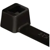 HellermannTyton 111-12050 T120R-HS-BK-C1 Kabelbinder 390mm 7.60mm Schwarz Witterungsstabil 100St.