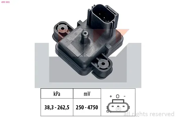 KW Luftdrucksensor, Höhenanpassung 493355 für Ford JAGUAR