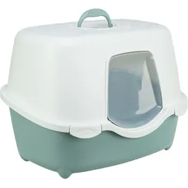 Trixie Katzentoilette Davio 56,0x39,0x39 cm Grün/Weiß