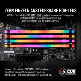 Corsair Vengeance RGB PRO schwarz DIMM Kit 32GB, DDR4-3600, CL18-22-22-42 (CMW32GX4M2Z3600C18)