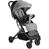 Tectake tectake® Buggy-Kinderwagen, Grau, Textil, 51x105x95 cm,