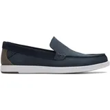 CLARKS Herren Bratton Loafer, Navy Nubuck, 42.5 EU