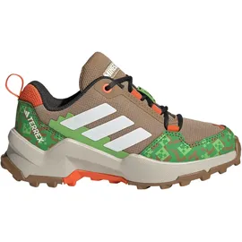 adidas TERREX x Minecraft Ax4R Wanderschuhe Kinder JR1289 - cardboard/cloud white/semi impact orange 38