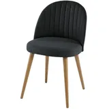Woodford Esszimmerstuhl  Diva ¦ schwarz ¦ Maße (cm): B: 49 H: 81,5 T: 52.0