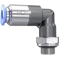 Riegler L-Steckverschraubung »Blaue Serie«, selbstabsperrend, M5 außen, 197.56-2