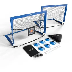 Pop-Up Fußballtor 2er Set Goal Master - Blau