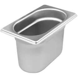 Gastronormbehälter 65mm Tiefe - Edelstahl (GN 1/9) - 65mm Tiefe