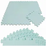 LittleTom 9 Teile Spielmatte Baby Puzzlematte - 30x30 Krabbelmatte Bodenmatte Kinderzimmer