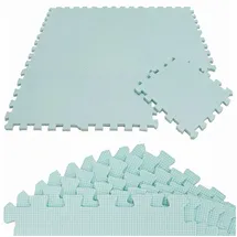 LittleTom 9 Teile Spielmatte Baby Puzzlematte - 30x30 Krabbelmatte Bodenmatte Kinderzimmer