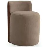 JV Möbel Hocker Holz 55 x 66 x 50 cm Beige