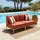 Oviala Loungesofa rot
