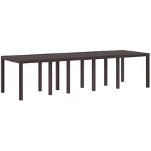 vidaXL Gartentisch 300 x 100 x 73 cm Braun