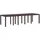 vidaXL Gartentisch 300 x 100 x 73 cm Braun