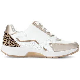 Gabor Sneaker Low Damen Beige/Braun/Weiß 42