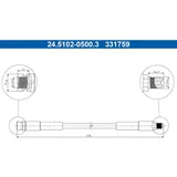 ATE Bremsschlauch 24.5102-0500.3