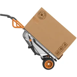 Worx WG050 Aerocart 8-in-1 Funktion: Sackkarre mit Vollgummireifen, Gartenkarre, Tragehilfe, Müllbeutelhalter uvm.