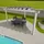 Sojag Pavillon Lima 1010 Lichtgrau 293,3 cm x 293,3 cm x 242,6 cm