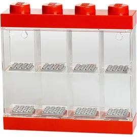 LEGO Aufbewahrungsbox 19,1 x 18,4 cm 1-tlg. rot/transparent