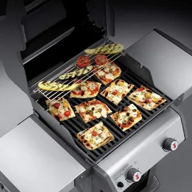 luxuskollektion Grillrost 44,5 cm Edelstahl Weiß
