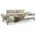 JVMöbel Sofa Couch Polstersofa Verstellbare Armlehnen Rückenlehne, Beige 3 Sitzer