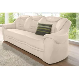 sit&more Couch Kunstleder 3-Sitzer Beige