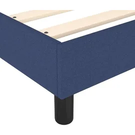 vidaXL Boxspringbettgestell 90 x 200 cm Blau