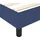 vidaXL Boxspringbettgestell 90 x 200 cm Blau