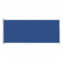 vidaXL Seitenmarkise 180 x 500 cm Blau Polyester