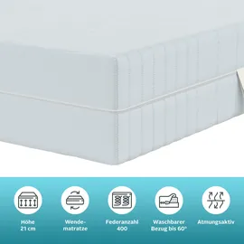 OTTO home Taschenfederkernmatratze Älgdröm 100 x 200 cm H2/H3/H4