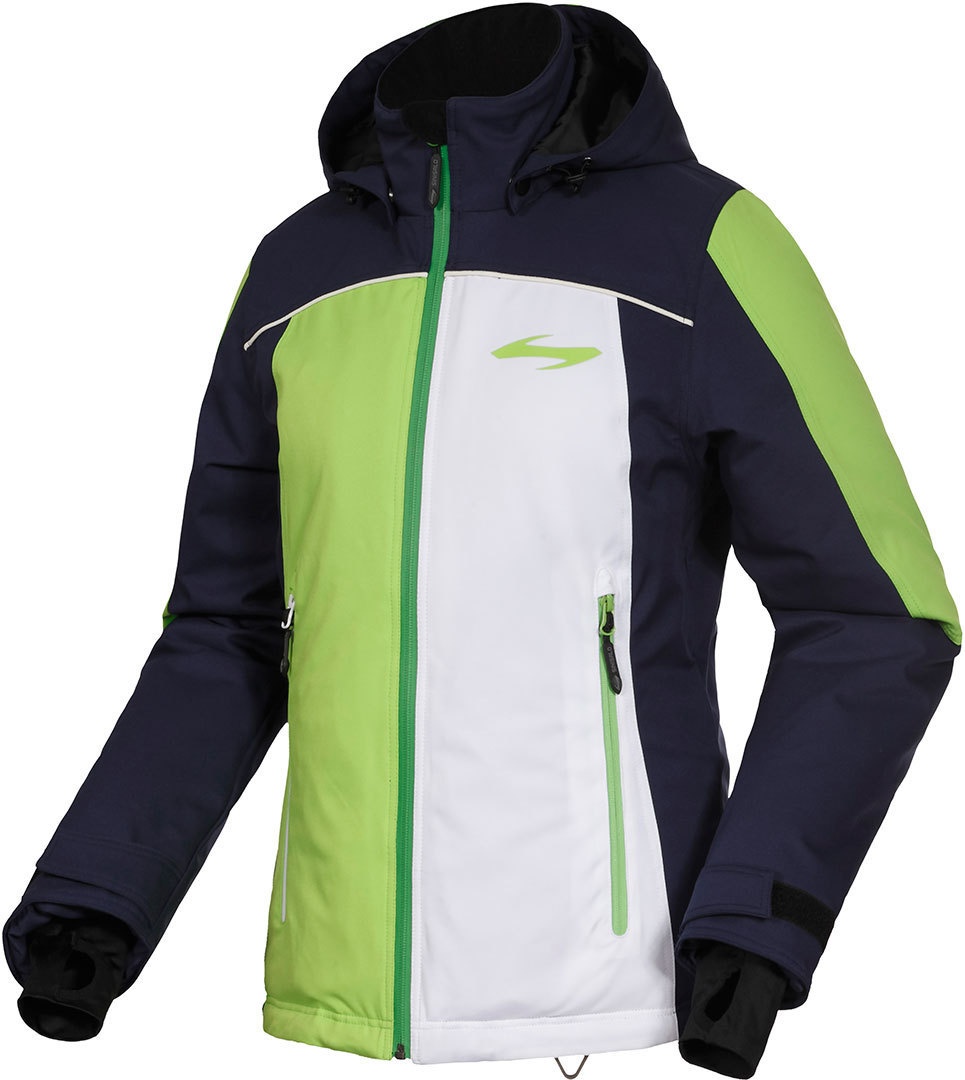 Sinisalo Tekla Snowmobile Damen Jacke, schwarz-weiss-grün, Größe 42