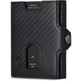 VON HEESEN Slim Wallet Geldbörse unisex schwarz