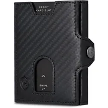 VON HEESEN Slim Wallet Geldbörse unisex schwarz