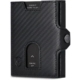 VON HEESEN Slim Wallet Geldbörse unisex schwarz