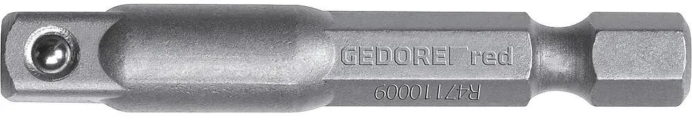 Werkzeugschaft GEDORE RED 1/4'', 4-kant x 1/4'' 6-kant, Länge 50mm