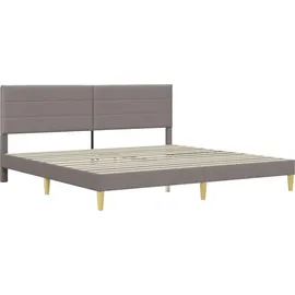 vidaXL Bettgestell 180 x 200 cm Taupe