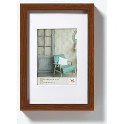walther + design Stockholm Holz Bilderrahmen 15x20 cm NUSSBAUM