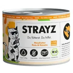 STRAYZ BIO Pute & Karotte in Soße, 6x200 g