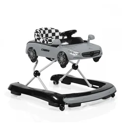 Lauflernhilfe Cabrio 2 in1 Auto-Design höhenverstellbar Armaturenbrett mit Licht grau/schwarz