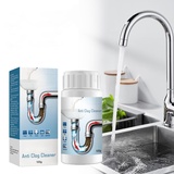 Anti Clog Cleaner Abflussreiniger Rohr-Baggermittel Rohrreiniger Abflussreiniger, Rohrreiniger Agent für Kitchen Toilet Pipe entfernt Haare und Ablagerungen in Rohren und Abflüssen, 100g