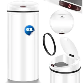 Kesser Automatik Sensor Mülleimer 30 l Silber
