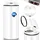 Kesser Automatik Sensor Mülleimer 30 l Silber