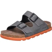 Rieker Herren 21190 Pantolette, grau 41 EU