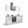 BASIC by Balculina Winkelküche Denver L-Form 220 cm Weiß