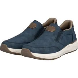 Rieker Slip-Ons Herren Blau/Braun 45