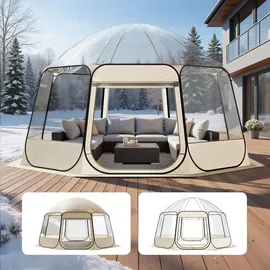 Vevor Pop-up-Bubble-Zelt Transparent