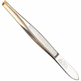 Erbe Pinzette Goldspitze schmal-schräg
