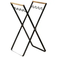 Ujjdwiurgh Müllsackständer, zusammenklappbares Abfallregal, Müllsackständer für den Haushalt, Müllständer