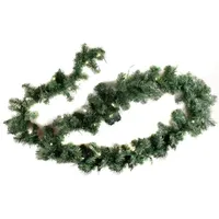 Lex Künstliche Weihnachtsgirlande Weihnachtsdeko Lichterkette Tannengirlande 8,1m