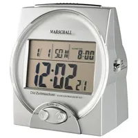 MV Sprechender Funkwecker silberfarben