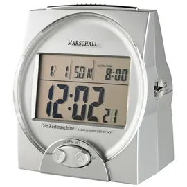 MV Sprechender Funkwecker silberfarben